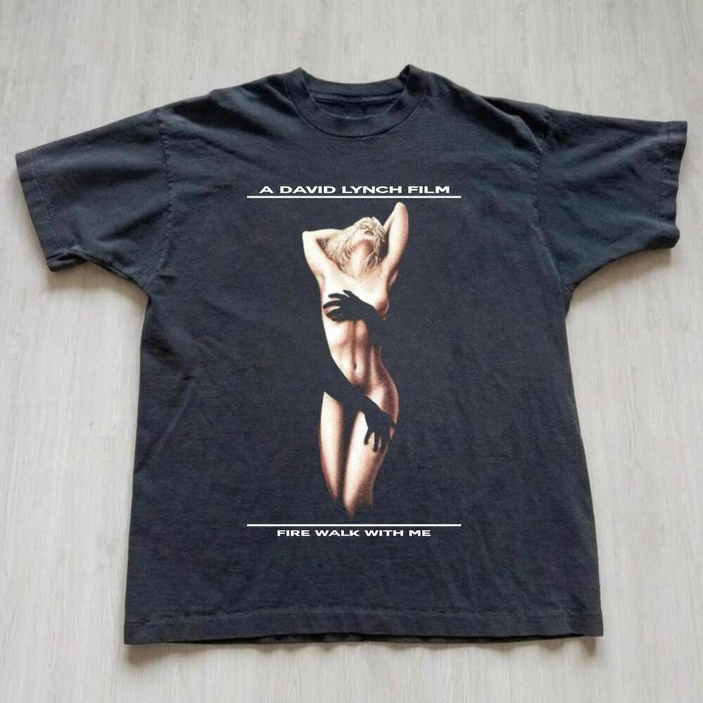 David Lynch Fire Walk With Me Black Cotton T-Shirt